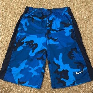 Nike Kids Blue Camo Shorts